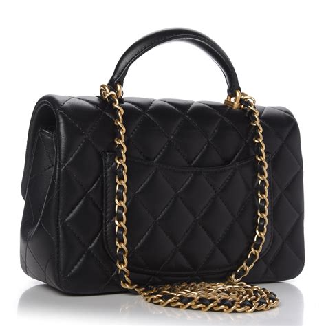 classic veston chanel|CHANEL Lambskin Quilted Mini Rectangular Flap Black.